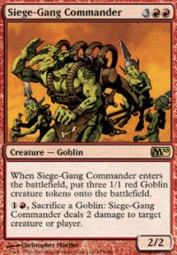 MTG Card: Siege-Gang Commander