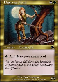 MTG Card: Llanowar Dead