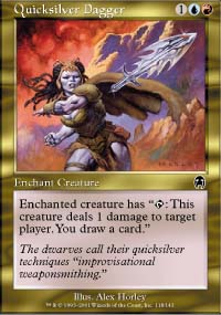 MTG Card: Quicksilver Dagger