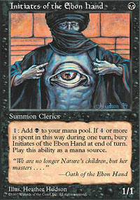 Initiates of the Ebon Hand (Fifth Edition MTG Card) Initiates of the Ebon Hand (Fifth Edition MTG Card)