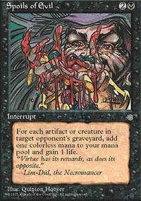 MTG Card: Spoils of Evil