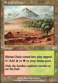 MTG Card: Shivan Oasis