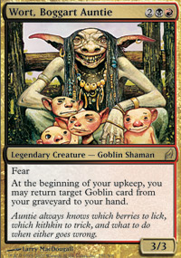 MTG Card: Wort, Boggart Auntie