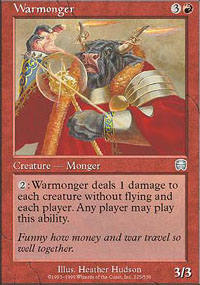MTG Card: Warmonger