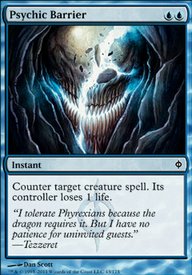 Psychic Barrier (New Phyrexia MTG Card) Psychic Barrier (New Phyrexia MTG Card)