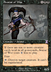 MTG Card: Avatar of Woe